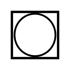 Waschsymbol - Trommeltrocknen