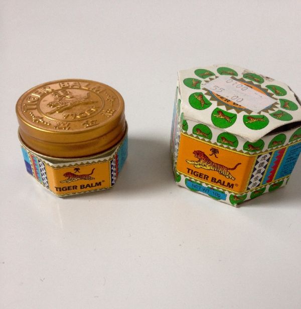 Tiger balm unter nase