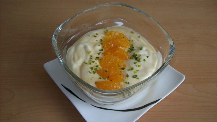 Mandarinen-Sahne-Dessert - Rezept | Frag Mutti