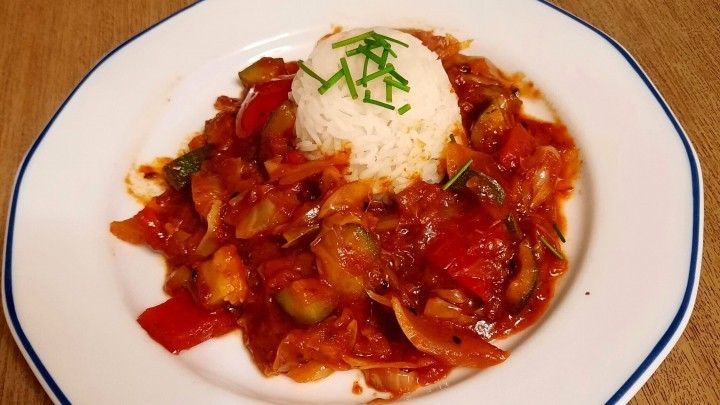 Ratatouille mit Reis - total vegan - Rezept | Frag Mutti