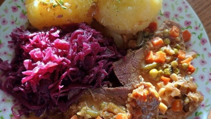 Sauerbraten in Gemüsesoße - einfach und lecker - Rezept | Frag Mutti