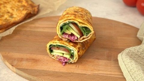 Hüttenkäse-Wraps selber machen