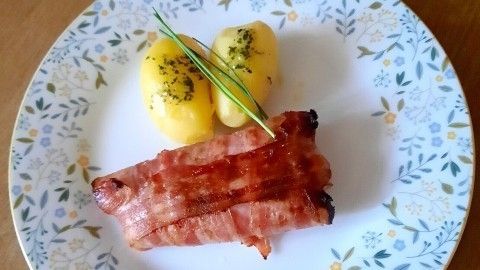 Spargelpäckchen mit Kartoffeln