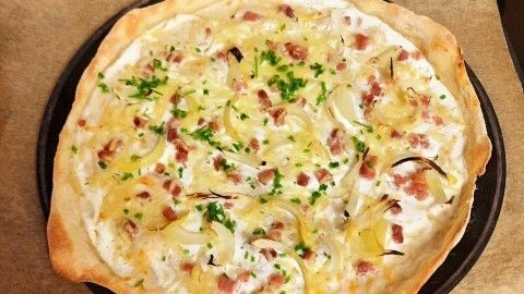 Elsässer Flammkuchen selber machen