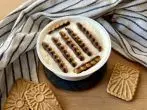 Japanischer Joghurt-Cheesecake-Trend mit Lotus