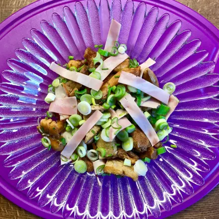 Salat aus Pfifferlingen und Steinpilzen