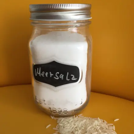 Meersalz trocken halten