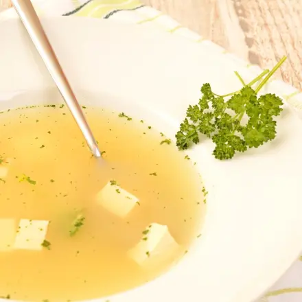 Eierstich zubereiten